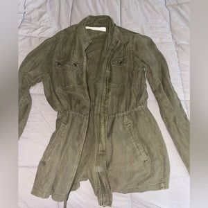 Nordstrom Olive Green Utility Jacket M